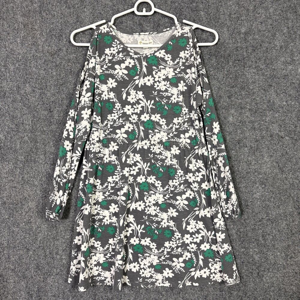 Tucker + Tate Girls Dress Size 8 / 10 Grey floral